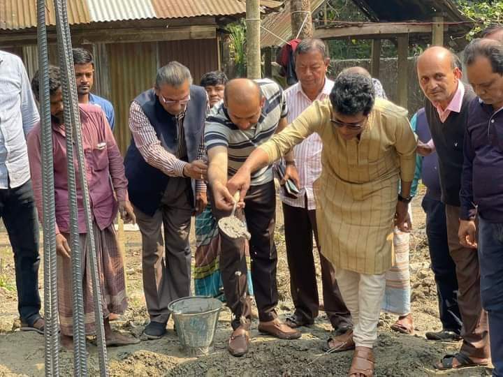 রায়পুরে মন্দির ভবন নির্মাণ কাজ উদ্বোধন
