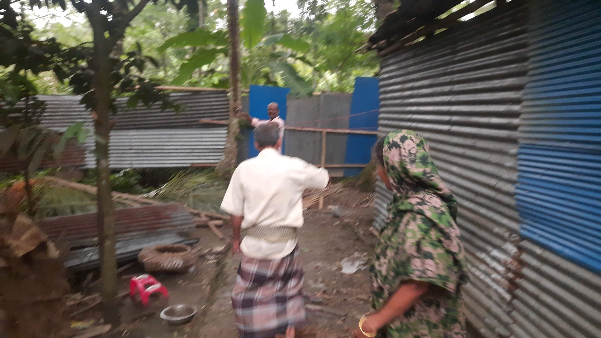 রামগঞ্জে রিক্সাচালকের বসতঘর ভাংচুর করে সম্পত্তি দখল