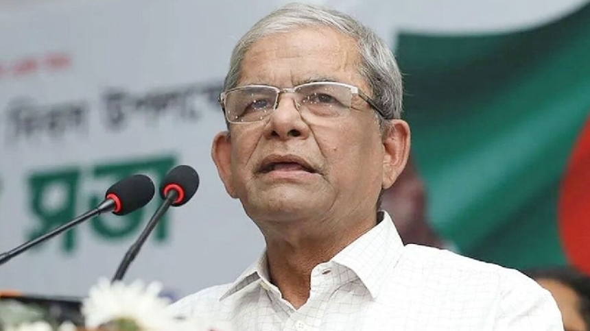 মির্জা ফখরুলকে আটক করেছে ডিবি পুলিশ
