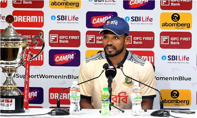 ভারতের বিপক্ষে ফল নিয়ে চিন্তা করছেন না শান্ত