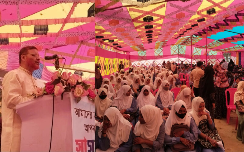 কমলনগরে এসএসসি পরীক্ষার্থীদের বিদায় ও সংবর্ধনা