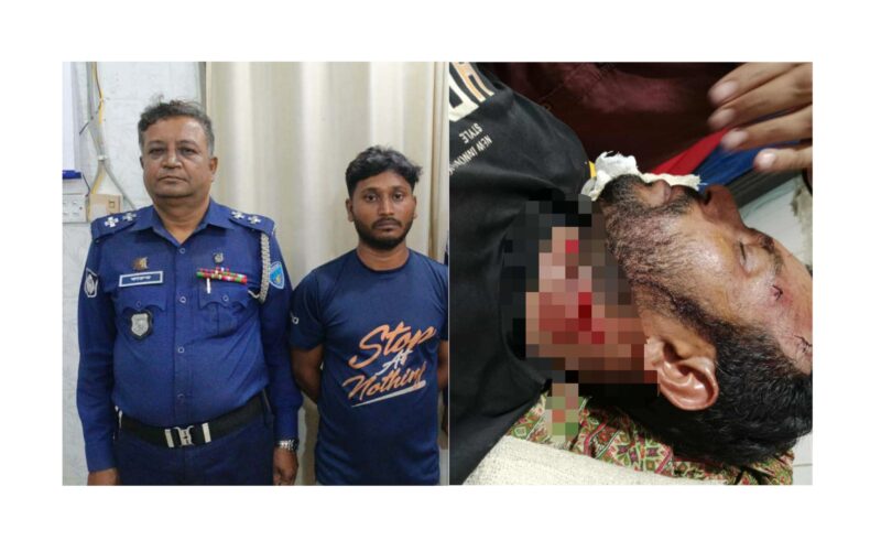 কমলনগরে তুচ্ছ ঘটনার জেরে চাচাতো ভাইকে  গলা কেটে হত্যার চেষ্টা