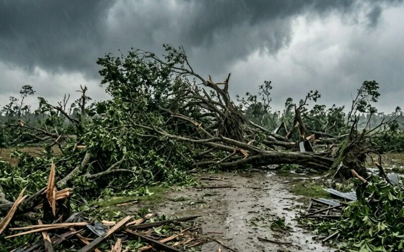 কালবৈশাখী ঝড়ে লণ্ডভণ্ড চরভদ্রাসন, ব্যাপক ক্ষয়ক্ষতি