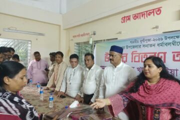 রায়পুরে বিভিন্ন পূজামণ্ডপ পরিদর্শন করলেন সংসদ সদস্য আবুল খায়ের ভূঁইয়া