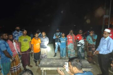 মেঘনায় নিষেধাজ্ঞা অমান্য করে মাছ শিকার, ৮ জেলের কারাদণ্ড